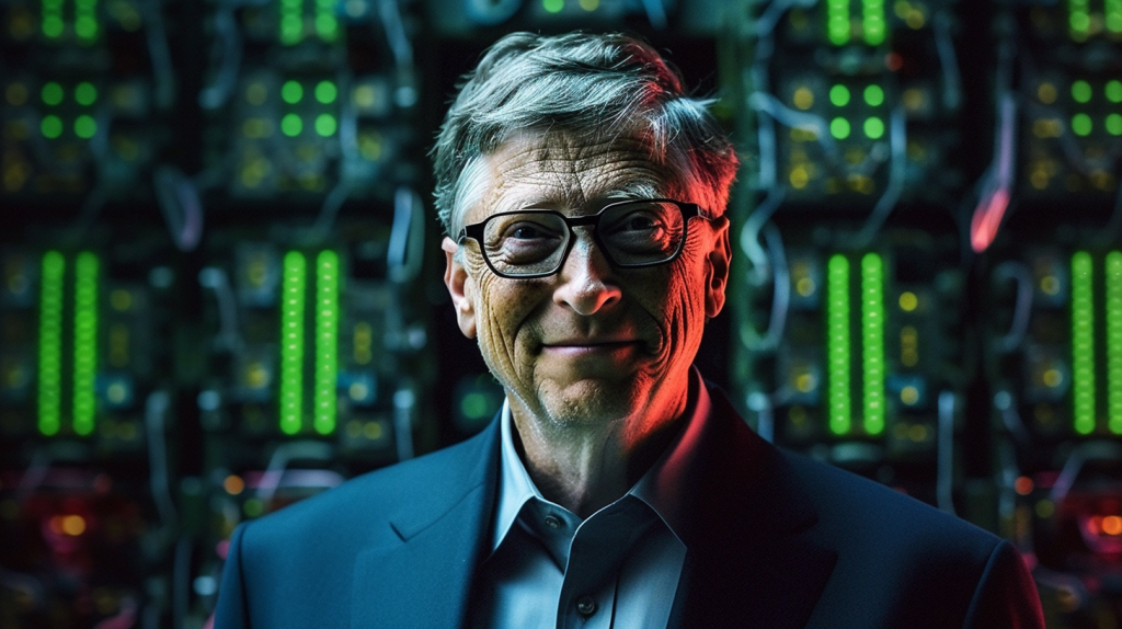 Bill Gates simbolizando um exemplo a ser seguido quando se trata de governança de ti